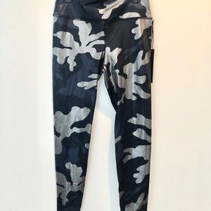 Guerra legging in navy silver
